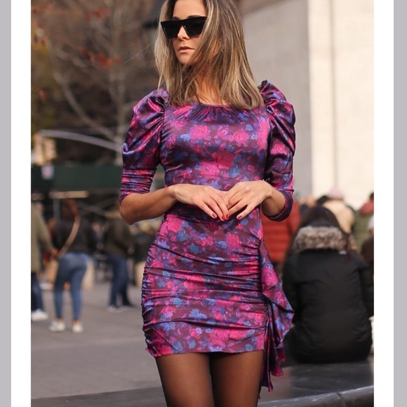 For Love and Lemons Endless Mini Floral Dress - Picture 4 of 10